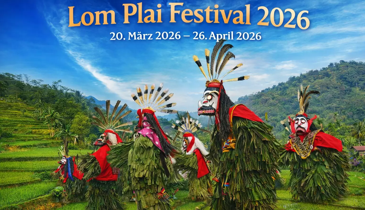 Lom Plai Festival 2026 – Traditionelles Erntefest der Wehea in Ostkalimantan